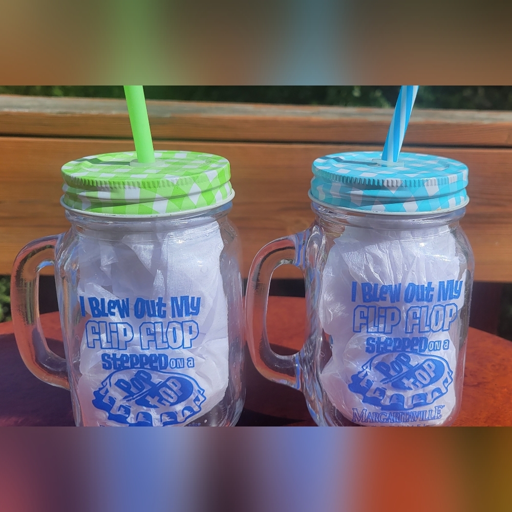 Margaritaville Cozumel Mason jar glass set - Picture 7 of 7